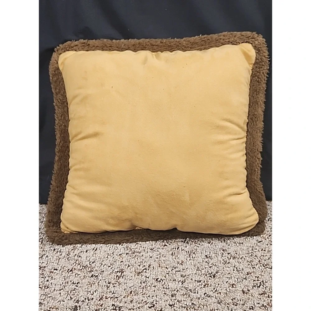 Woolrich big Bear playground Outdoor Adventures Appliqué embellished pillow-18